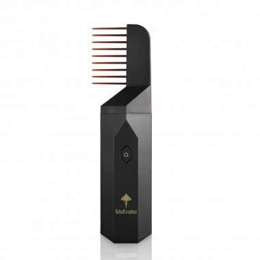 Portable Mabkhara with Hair Comb - Black