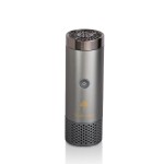 Portable Mabkhara with Hair Brush - Grey