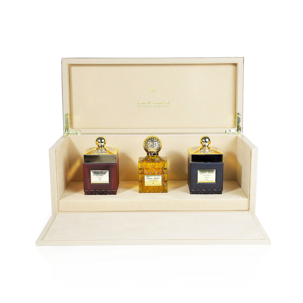 مجموعة الاحجار الكريمة (عطر , 2 بخور)